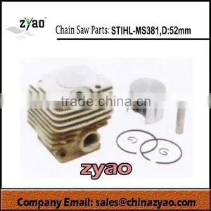 52mm Cylinder for Stihl381 Gasoline Chain Saw, Stihl381/ms381 Chainsaw Cylinder 52MM , Spare Parts for STIHLMS381 Chainsaw thumbnail-1