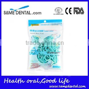 Plastic Dental Toothpicks Dental Care Dental Floss Pick FDA Approved thumbnail-1