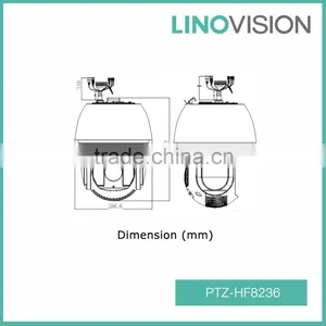 2MP 36x Optical Zoom Ultra 140dB WDR Auto-tracking Smart PTZ Camera thumbnail-2