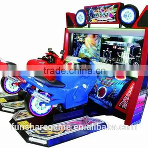 Arcade Game Machine Motorcycle/Arcade Simulation Motorcycle/Motorcycle Simulator Amusement Carousel thumbnail-3