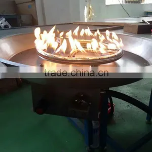 Round Gas Fire Pit Kits/Round Metal Outdoor Patio Firepit ,firepits thumbnail-1