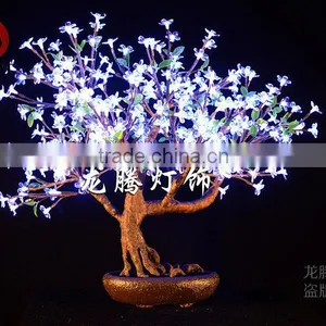 Indoor Hotel Decoration Waterproof Led Cherry Bonsai thumbnail-1