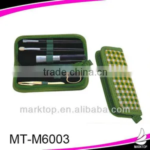 Check Pattern Case 6PCS Makeup Manicure Set thumbnail-1