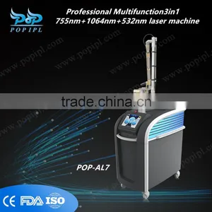 3in1laser Machine Professional Multifunction Picolaser 755nm Laser And532nmlaser and Long Pulsed Laser 1064nm Best Machine thumbnail-2