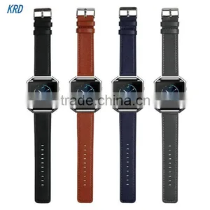 Genuine Leather Strap For Fitbit Blaze, Smart Fitness Watch Band Replacement For Fitbit Blaze Watch Strap thumbnail-1
