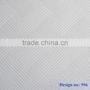 Pvc Laminated Ceiling Tile China Acoustic Perforated Gypsum Board thumbnail-4