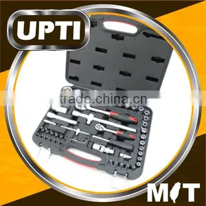 Taiwan Made High Quality Professional 52pcs 1/2" Dr. Socket Set Socket Wrench Set Hand Tool Set thumbnail-1