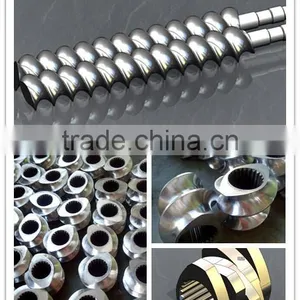 38 CrMoAlA or W6Mo5Cr4V2 Twin Screw Screw Element thumbnail-2