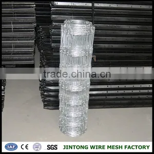 Diamond Wire Mesh Fence Price Used Fencing for Sale Hinge Joint Field Fence thumbnail-1
