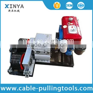 5 Ton Double Drum Diesel Towing Winch Wire Rope Winch thumbnail-2