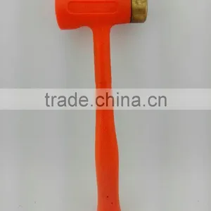 1.5LB Orange Copper Hammer Pvc Hammer Dead Blow Hammer With Free Samples thumbnail-2