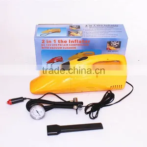Vacuum Cleaner Car Air Compressor Vacuum Cleaner for Car Tyre Inflator Air Compressor thumbnail-3