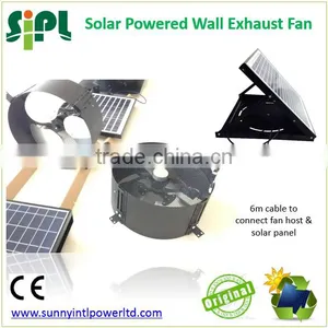 Solar Wall Exhaust Fan Solar Industrial Fans Wall Mounted Centrifugal Exhaust Fan thumbnail-1