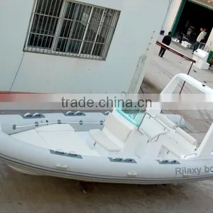 CE Certificated Large Inflatable Rigid Boat thumbnail-3