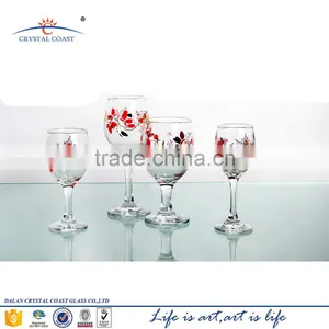 2015 Hot Sale Glass Goblet With Short Stem With Wide Mouth thumbnail-2