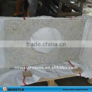 Kashmir White Granite Bathroom Vanity Top thumbnail-1
