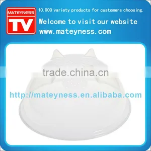 NEW 3 In 1 Microwave Food Cover & Colander Clear& Rice Colander thumbnail-1