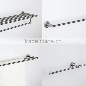 Hotel Style Wall Mounted Bathroom Stainless Steel 304 Towel Rack thumbnail-3