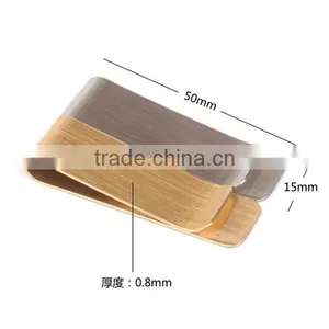 Accept Custom Wholesale High Quality Metal Bills Clip, Paper Clips, Stainless Steel Money Clips thumbnail-1