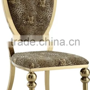 2016 Luxury Stainless Steel Dinning Chair for Whole Sale A82G thumbnail-1