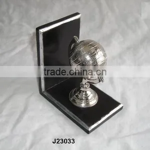 Brass and Wood Book End Nautical Decorations thumbnail-1