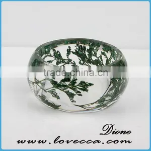 Latest Design Daily Wear Bangle Dry Flower Resin Bracelets thumbnail-3