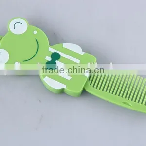 Animal Shaped Folding Comb With Mirror With Hanging Chain/hair Brush thumbnail-5