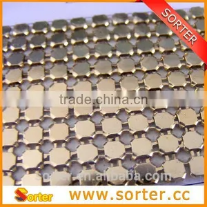Sorter Golden Aluminum Alloy Metal Cloth for Folding Screen thumbnail-6