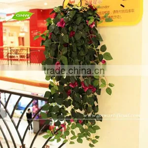 GNW FLV21 Artificial Flower Christmas for Holiday Hanging Decoration Silk Blossom Plastic Vine thumbnail-2