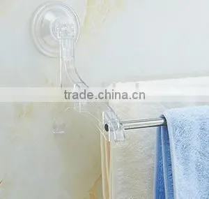 Plastic Double Towel Rack With Sucker thumbnail-3