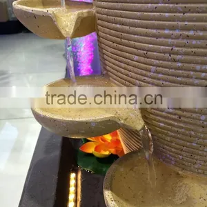 Decorative Indoor or Outdoor Water Fountain Resin Pot Indoor Water Fountain thumbnail-6