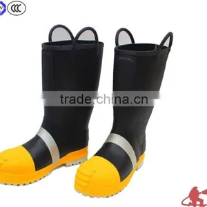 High Temperature Resistance Polythene Rubber Boots for Fireman thumbnail-3