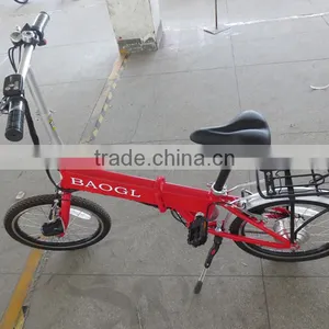20 Inch Folding Bicycle Electric Foldable Bike With Hidden Battery thumbnail-3