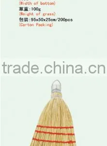 Metal Cap Short Wood Handle Corn Brush thumbnail-1