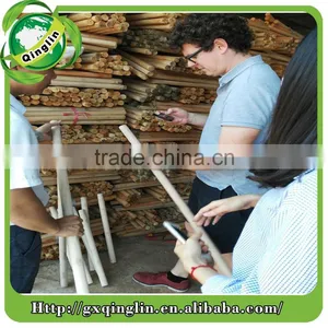 PVC Coated Wood Grain or Flower Wood Handle Sticks for Broom and Mop 120*2.2cm thumbnail-5