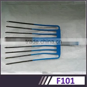 F109&F107&F115KH Steel Material Varnish&Golden&Blue Paint Sprayed Farming Tools&Garden Tools Fork thumbnail-3