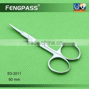 S3-3011 90mm 2CR13 Stainless Steel Manicure Scissors/Beauty Scissors thumbnail-1