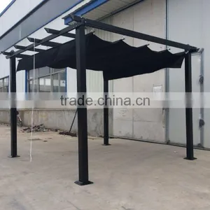 Folding 10X10 Feet Pergola Outdoor Canopy Gazebo thumbnail-6