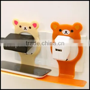 OEM Universal Mobile Phone Wall Hanging Holder for Charging Use/plastic Mobile Phone Charging Holder for Sale Manufacturer thumbnail-1