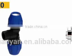 TY High Quality PP Compression Fittings FEMALE TEE Eco-friendly Cheap Price Full Size Factory Price List Discount thumbnail-1