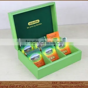Natural Wood MDF Fancy Tea Chest thumbnail-3