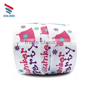Hot Sell High Quality Customized Printed Grosgrain Ribbon thumbnail-3