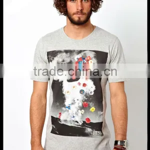 High Quality Cotton Silk Screen Printed Tshirt Custom Design thumbnail-1
