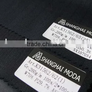 Blended Worsted Wool Fabric W70/p30 Moda-t119 thumbnail-1
