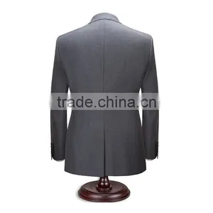 2017 New Arrival Light Grey Gents Suits Pant Coat Mens Business & Wedding Suit thumbnail-3