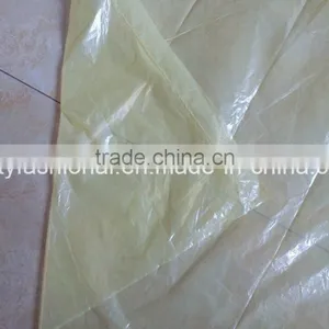 PE Disposable Semitransparent Emergency Yellow Poncho thumbnail-3