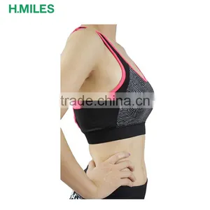 Custom Blank Push up Hot Sexy Girls Gym Fitness Ladies Sportwear Yoga Sports Bra Top thumbnail-2