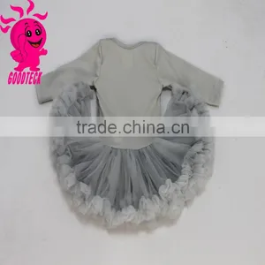 Latest Fashion Comfortable Long Sleeve Fluffy Chiffon Baby Pettiskirt Tutu thumbnail-5