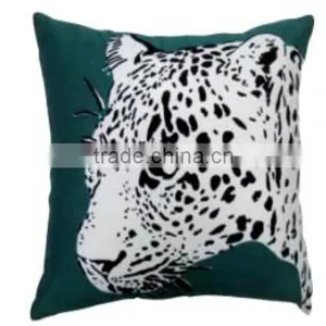 Soft Fabric Feel Animal Printed Cushion Cover thumbnail-1