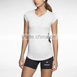 2014 Cap Sleeves Lightweight Womens T-shirt thumbnail-1